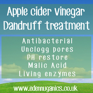 Dandruff and Cider Vinegar Infographic