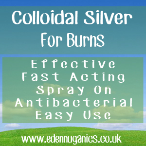 Colloidal Silver for Burns