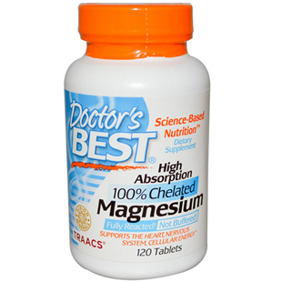 Doctors Best High Absorption Magnesium 120 Tablets