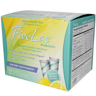 Global Health Trax FiveLac Probiotic 60 Packets