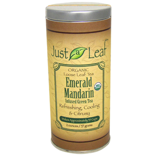 Green tea infused with emerald mandarin essence