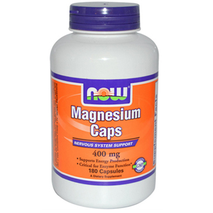Now Foods Magnesium Caps 180 400mg Capsules