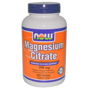 Now Foods Magnesium Citrate 250 200mg Tablets
