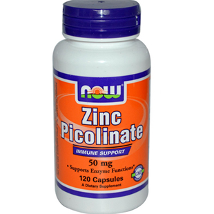 Now Foods Zinc Picolinate 120 50mg Capsules