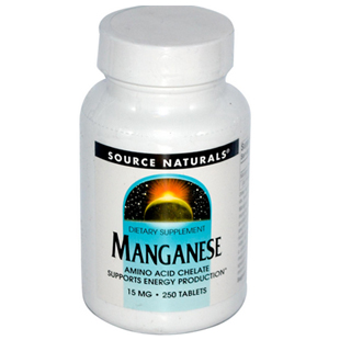 Source Naturals Manganese 250 15mg Tablets
