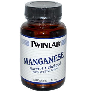 Twinlab Manganese 100 10mg Capsules
